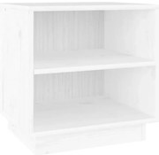 Biała drewniana szafka nocna D5-B87