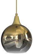 Lampa wisząca MONTE GOLD fi 200 1xE27, pojedyncza, kula złota