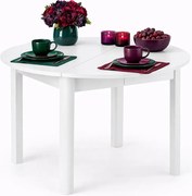 Okrągły biały stół rozkładany H9-Z82