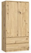 Klasyczna Szafa Dwudrzwiowa Dąb Artisan E4-S94