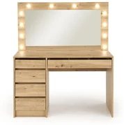 Toaletka HOLLYWOOD XL dąb artisan HALMAR