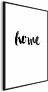 Plakat Dom i kropka 21x30 cm z ramą czarną bez marginesu ARTGEIST B