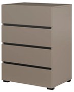 Komoda CROSS 4S 60cm congo/czarna HELVETIA