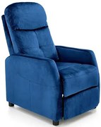 Granatowy rozkładany fotel wypoczynkowy B4-W97