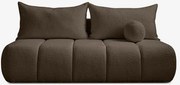Sofa z Funkcją Spania SARIA Mocca Boucle Nowoczesna