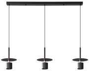 Lampa sufitowa loftowa metalowa wisząca AT35-3SZ-Black
