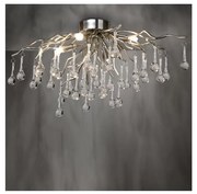 Paul Neuhaus 8090-55 - Żyrandol natynkowy ICICLE 4xG9/40W/230V 30x60 cm chrom