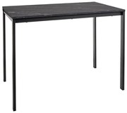 Stół MARIO 100x60 czarny marmur/czarny SIGNAL