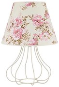Duolla - Lampa stołowa VIOLIN 1xE27/40W/230V śr. 35 cm róża
