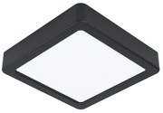 Czarna lampa sufitowa LED 16x16 cm FUEVA 5 – EGLO
