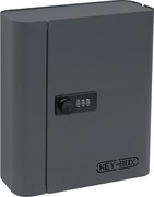 Skrzynka stalowa na klucze z zamkiem szyfrowym TS.28.AM czarny, 26 x 22,5 x 10,5 cm