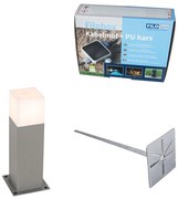 Zewnetrzna Lampa zewnętrzna 30 cm szara z kołkiem do ziemi i tuleją kablową - Denmark Nowoczesny Oswietlenie zewnetrzne