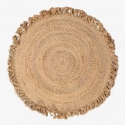 Okrągły Dywan Z Naturalnego Juty Ondes Ø100 Cm - Sklum