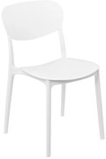 Krzesło do jadalni plastikowe, 46 x 54,5 x 79 cm