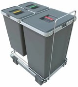 Elletipi Wbudowany kosz na śmieci ECOFIL, 24 + 8 +8 l
