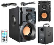 Głośnik bluetooth przenośny aux fm lcd subwoofer