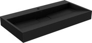 Mexen Ava umywalka nablatowa z konglomeratu 1/O 90 x 46 cm, czarna - 23019071