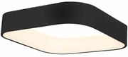 Plafon czarny, kwadratowy ASTRO BLACK 24W LED