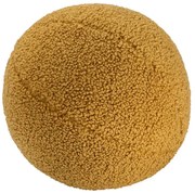 Brązowa poduszka na sofę dziecięcą z materiału bouclé Ball – Wigiwama