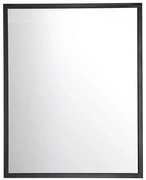 Prostokątne czarne lustro wiszące E2-B63