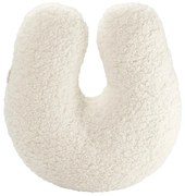 Kremowa poduszka na sofę dziecięcą z materiału bouclé U – Wigiwama