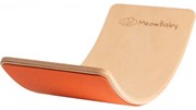 Deska Do Balansowania Z Filcem 80x30cm Dla Dzieci Drewniany Balance Board, Pomarańczowy - Meowbaby®