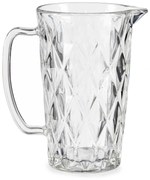 Dzbanek szklany z kryształowym wzorem, 1 l