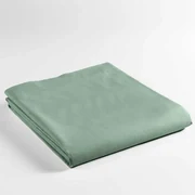 Jasnozielone bawełniane prześcieradło 180x290 cm Lina – douceur d'intérieur