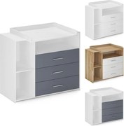 INFANTASTIC Przewijak , 113 x 53 x 101 cm, biało-szary