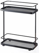 Czarny dwupiętrowy organizer Yamazaki Tower