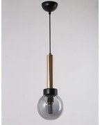 Lampa wisząca ze szklanym kloszem ø 15 cm Cota – Squid Lighting