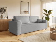 Kanapa z funkcją spania COMFORT III TRIO szara nowoczesna z automatem DL