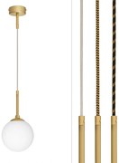 Złota lampa wisząca na przewodzie GP-S1GU