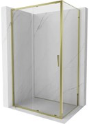 Mexen Exo kabina prysznicowa rozsuwana 125 x 95 cm, transparent, złota - 8151-125-095-50-00