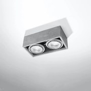 Plafon QUATRO 2 betonowy SOLLUX  LIGHTING
