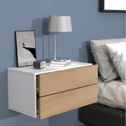 Drewniana ściana wisząca stolik nocny Usal L 60 cm