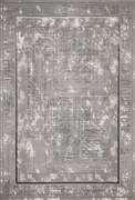 Dywan vintage Beyond Ramka szary 80 cm x 150 cm