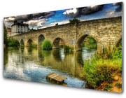 Obraz Akrylowy Most Rzeka Architektura