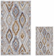Szare dywaniki łazienkowe zestaw 2 szt. 60x100 cm – Mila Home