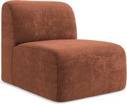 Moduł - z tkaniny szenilowej - terakota - LANI