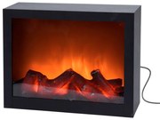 Kominek elektryczny LED, dekoracja świąteczna, 29 x 23 cm