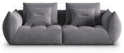 Ciemnoszara sofa z materiału bouclé 232 cm Bloom – Micadoni Home