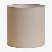 Arlina Abażur Do Lampy Z Tkaniny Jasnoszary Taupe & Ø30 Cm - ↑30 Cm - Sklum