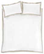 Biała bawełniana pościel jednoosobowa 135x200 cm Oxford Lace – Bianca