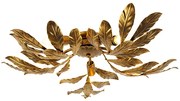 Lampa sufitowa w stylu vintage antyczne złoto 5 świateł - Linden