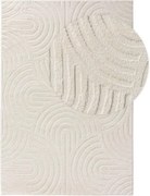 Strukturalny kremowy dywan do salonu Paloma