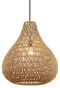 Skandynawska lampa wisząca brązowa 45 cm - Lina NaturalSkandynawski Oswietlenie wewnetrzne