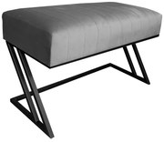 Ławka ZETA LOFT MG17 pufa podnóżek metal