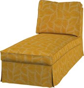 Pokrowiec na szezlong/ leżankę Ektorp wolnostojący prosty tył