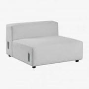 Moduł Środkowy 105x113 Cm Do Sofy Modułowej Bruna Tkaniny Gris Glacial - Sklum